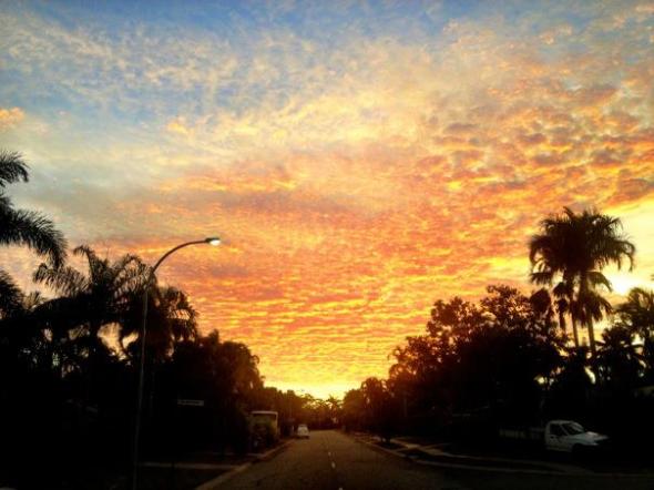 Sunset in Darwin.
